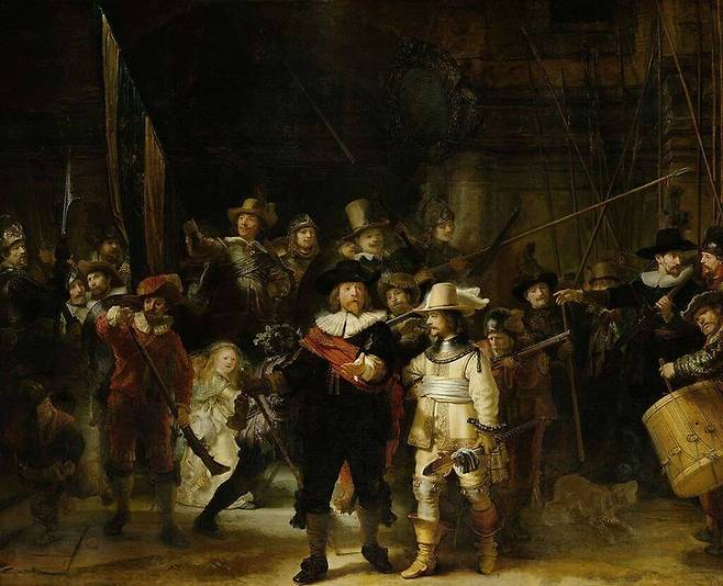 렘브란트, ‘야경’, 1642, 네덜란드 암스테르담 국립미술관