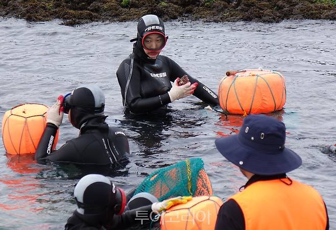 제주관광공사가 세계무형문화유산인 제주 해녀 문화유산의 가치를 널리 알리기 위해 해녀 문화와 해녀 물질 등 해녀를 주제로 기획된 체험형 관광상품 '해녀마을 스테이 in 김녕'을 출시, 판매를 시작했다.[사진=제주관광공사]