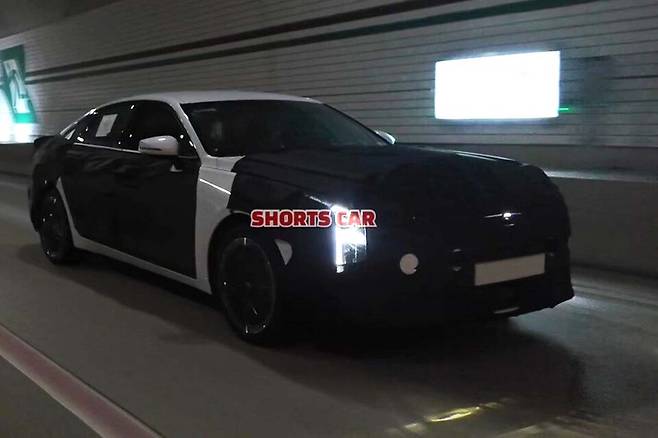 기아 'K8 페이스리프트' 테스트카 (출처 : 숏카)