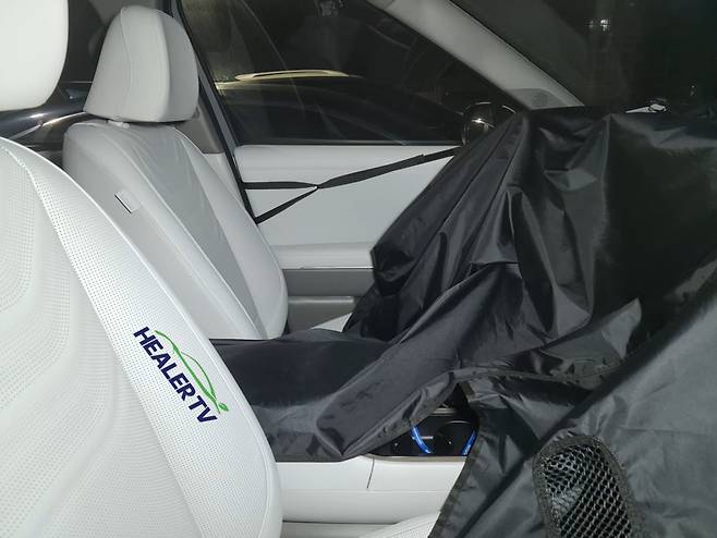 사진 : 현대차 팰리세이드 풀체인지 테스트카 (출처=힐러TV)