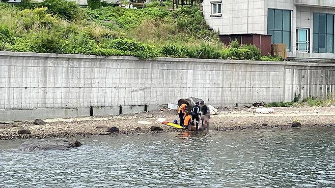 수상 사고 [경남 창원해양경찰서 제공]