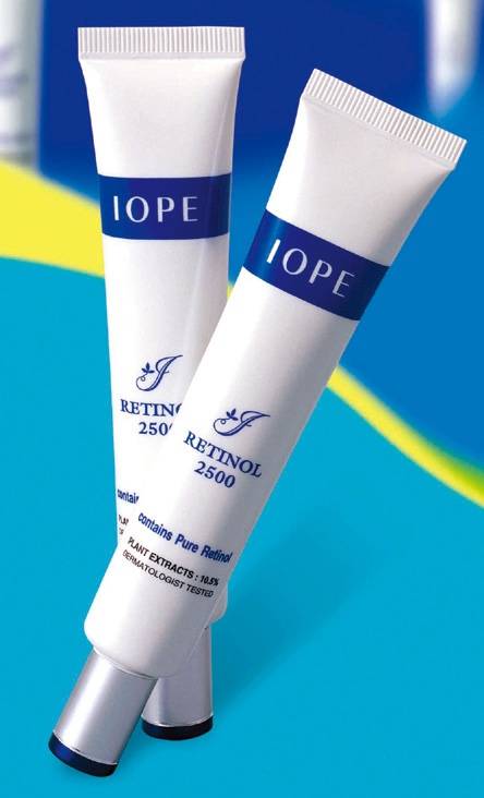 세계 최초 레티놀 화장품 '아이오페 레티놀 2500' [아모레퍼시픽 제공]