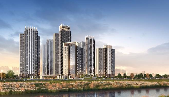 서울 송파구 잠실우성4차 재건축 사업 투시도. DL이앤씨 제공