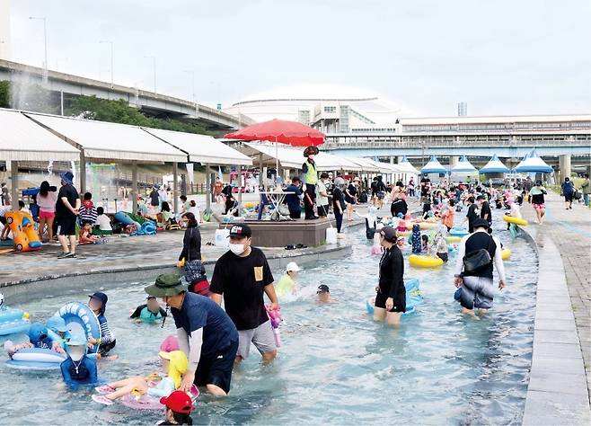 광명시 안양천 어린이 물놀이장 [광명시 제공. 재판매 및 DB 금지]