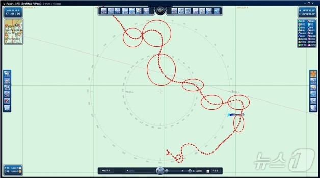 이상운항 선박 자동식별 시스템(해양경찰청 제공)/뉴스1