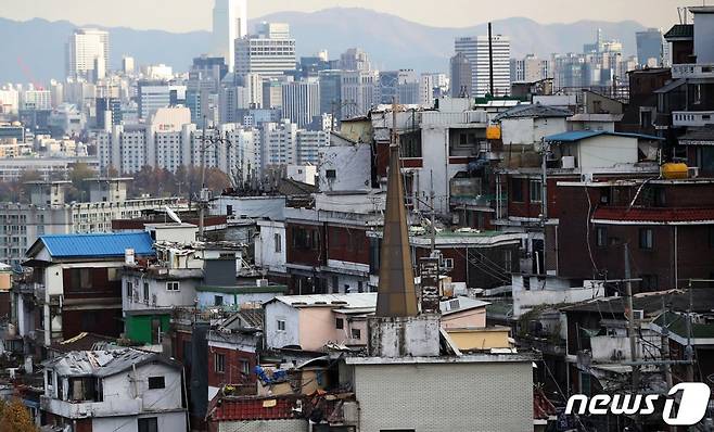 서울 용산구 한남 3구역 전경.