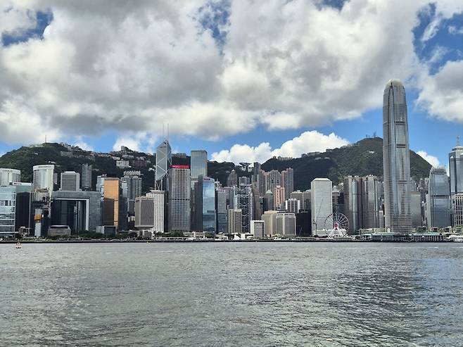 홍콩 금융의 심장 ‘센트럴’의 전경. [차창희 기자]