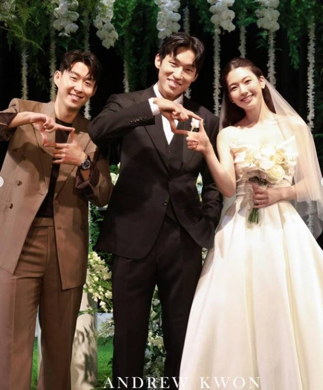 (왼쪽) 손흥민, 김승규, 김진경 / 김진경 소셜미디어