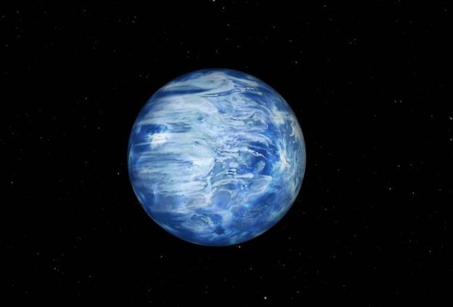 지구에서 약 65광년 떨어진 여우자리(Vulpecula) 별자리에 위치한 'HD 189733 b' 행성의 모습. (사진=NASA) *재판매 및 DB 금지