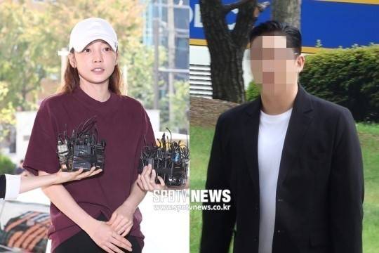 ▲ 故 구하라(왼쪽)와 최종범. ⓒ스포티비뉴스 DB