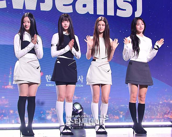 그룹 뉴진스. <강영국 기자>
