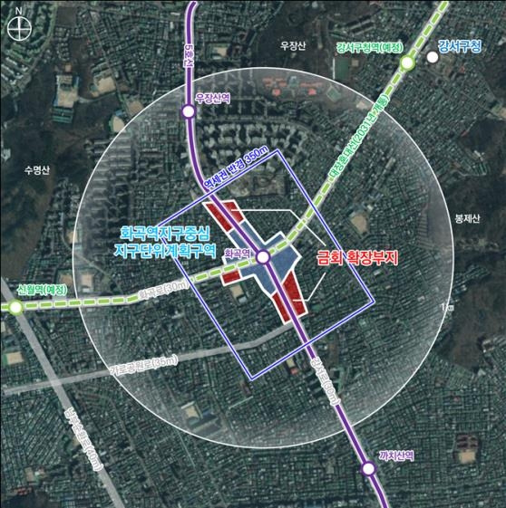 화곡역 지구 중심 지구단위계획구역 위치도 [서울시 제공. 재판매 및 DB 금지]