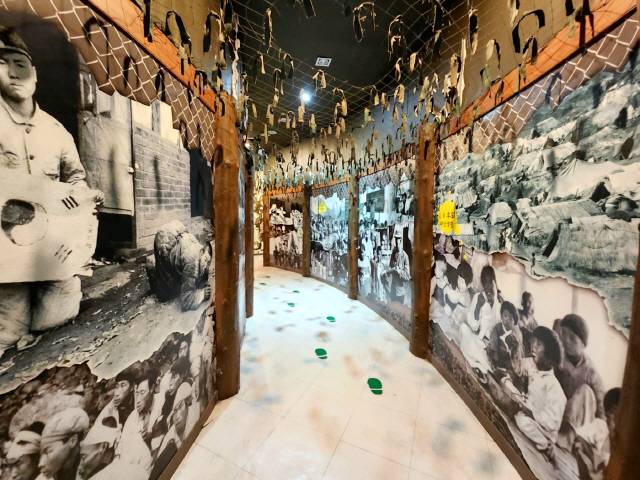 ▲ 6·25전쟁체험전시관 전쟁의 참상 사진들