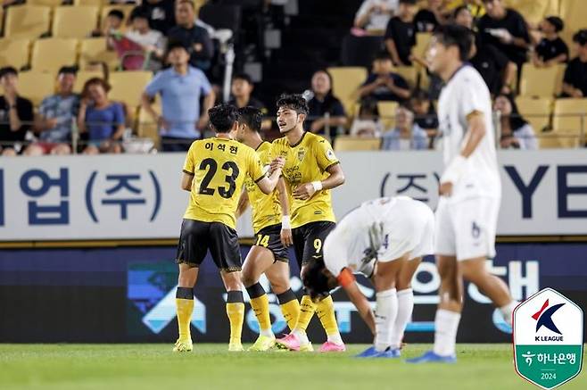 [서울=뉴시스] 프로축구 K리그2 전남드래곤즈의 하남. (사진=한국프로축구연맹 제공) *재판매 및 DB 금지