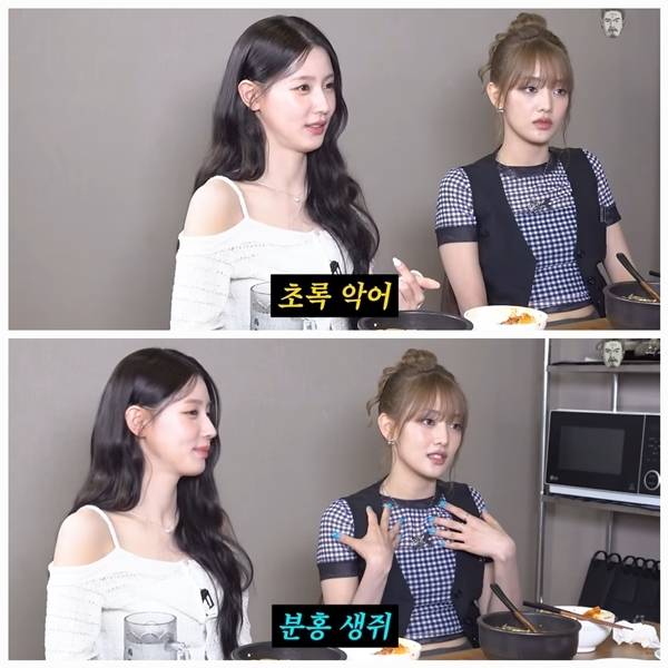 이 영상에서 (여자)아이들 멤버 미연과 민니는 개그맨 김대희와 함께하는 유쾌한 소통 개그로 시청자들에게 큰 웃음을 선사했다./사진=‘꼰대희’ 캡처