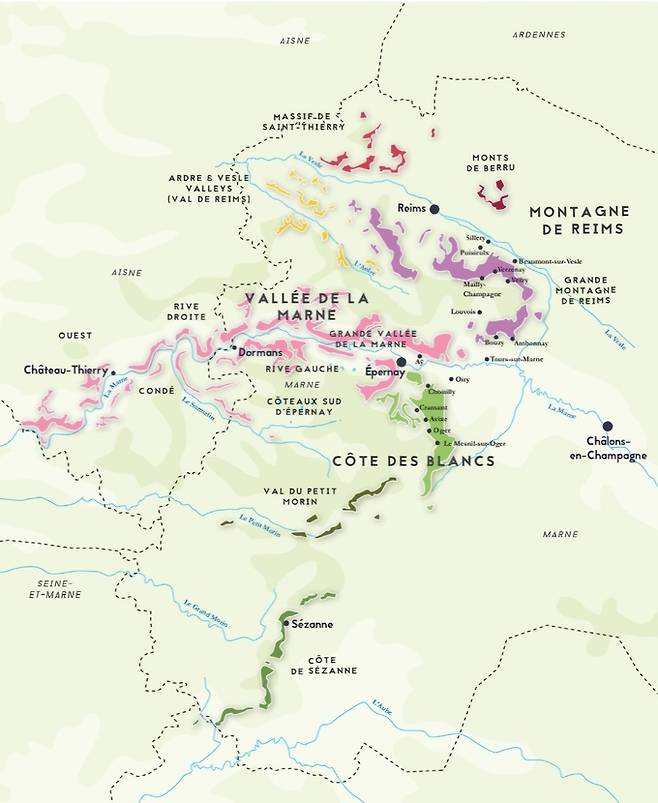 상파뉴 중심산지. FWS