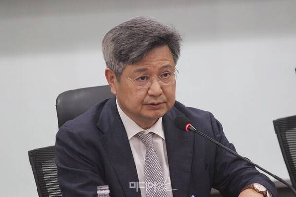 ▲ MBC 사장 출신 김장겸 국민의힘 의원. 사진=미디어오늘 자료사진.