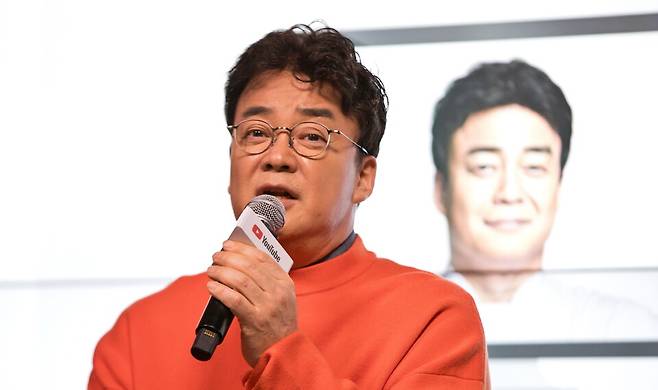 2020년 1월31일 오전 서울 강남구 구글스타트업 캠퍼스에서 열린 유튜브 크리에이터와의 대화에 '백종원의 요리비책'의 백종원이 참석하고 있다. ⓒ 시사저널 고성준