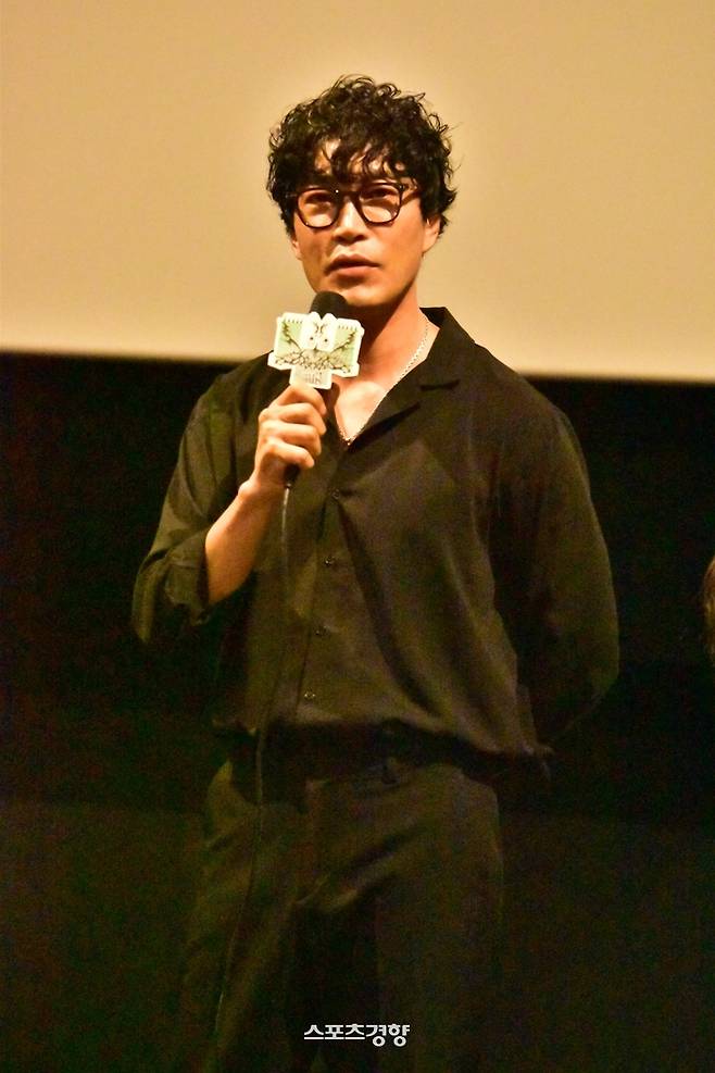 ‘코리안 타임’ 관객과의 대화에 참여한 배우 최귀화. 781컴퍼니 제공