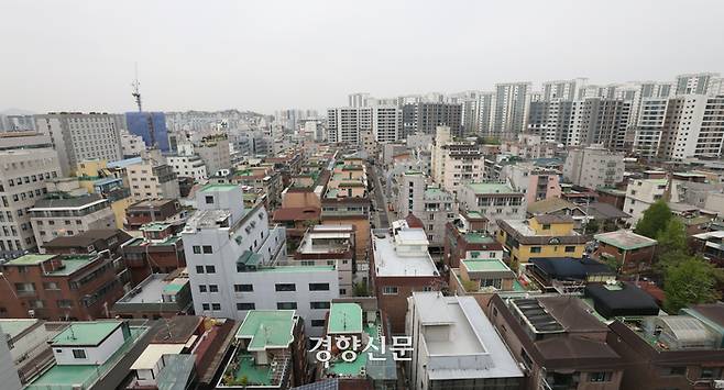 서울 강서구 화곡동의 빌라 밀집 지역. 한수빈 기자