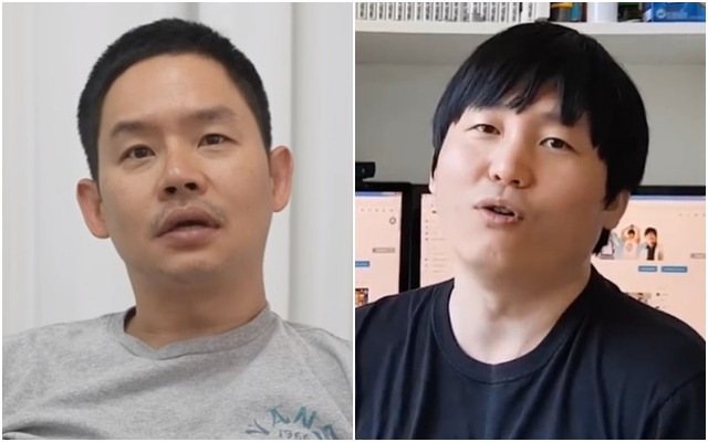 개그맨 김형인(왼쪽 사진)과 김대범. 각 유튜브 영상 캡처