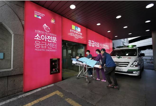 순천향대천안병원 응급의료센터 전경./사진=순천향대천안병원