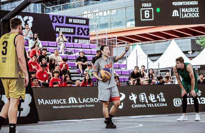 [서울=뉴시스] 2024 파리 올림픽 3×3 농구 심판으로 지명된 김가인 국제심판. (사진=대한민국농구협회 제공) *재판매 및 DB 금지