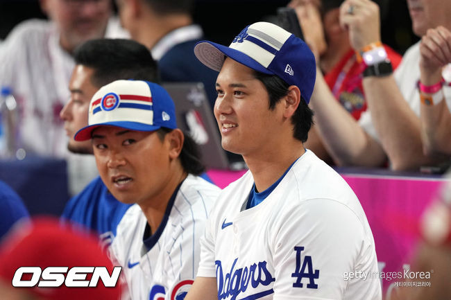 [사진] 시카고 컵스 이마나가 쇼타, LA 다저스 오타니 쇼헤이. ⓒGettyimages(무단전재 및 재배포 금지)