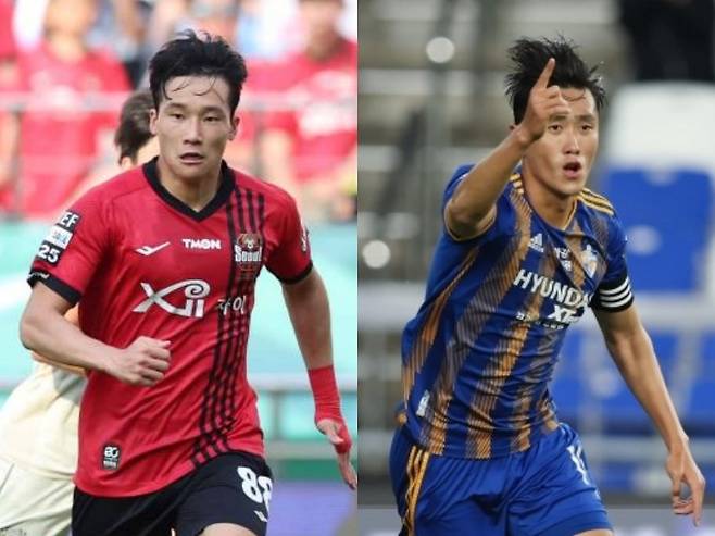 서울 이태석과 울산 원두재가 팀을 맞바꾼다. 사진제공｜FC서울·대한축구협회