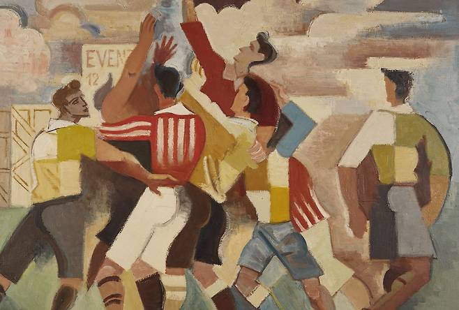앙드레 로트의 ‘Partie de Rugby ou les Footballeurs’(1937).