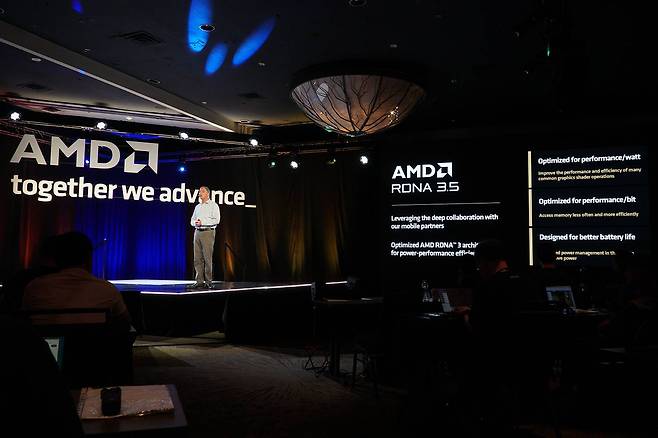 3.5세대 RDNA 설계 기반 그래픽 처리장치는 처리 구조를 개선해 성능과 전력 효율을 높였다. / 출처=IT동아