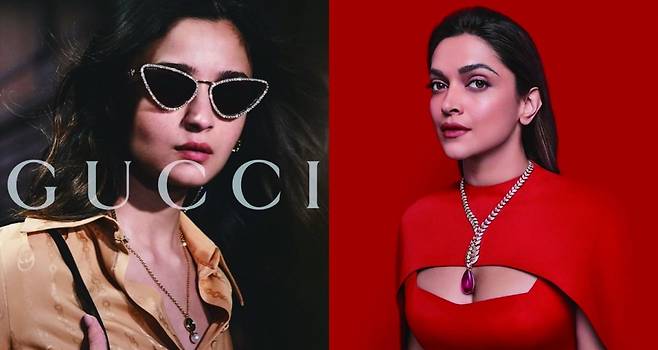 사진은 왼쪽부터 인도 배우 알리아 바트, 디피카 파두콘. (사진=알리아 바트·디피카 파두콘 인스타그램 갈무리)