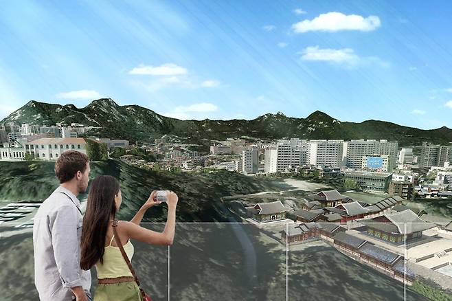 서울시교육청 옥상 개방 시 전망 <서울시>