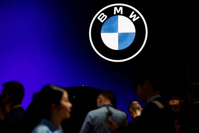 지난 4월 중국 베이징모터쇼에 참가한 BMW. /로이터 연합뉴스