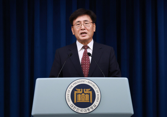 소감 밝히는 유상임 과기정통부 장관 후보자. 연합뉴스.