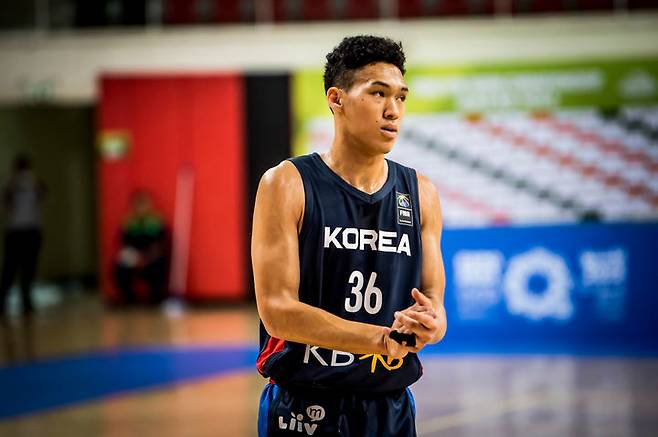 [서울=뉴시스] 남자농구 U-18 대표팀의 에디 다니엘. (사진=대한민국농구협회 제공) *재판매 및 DB 금지