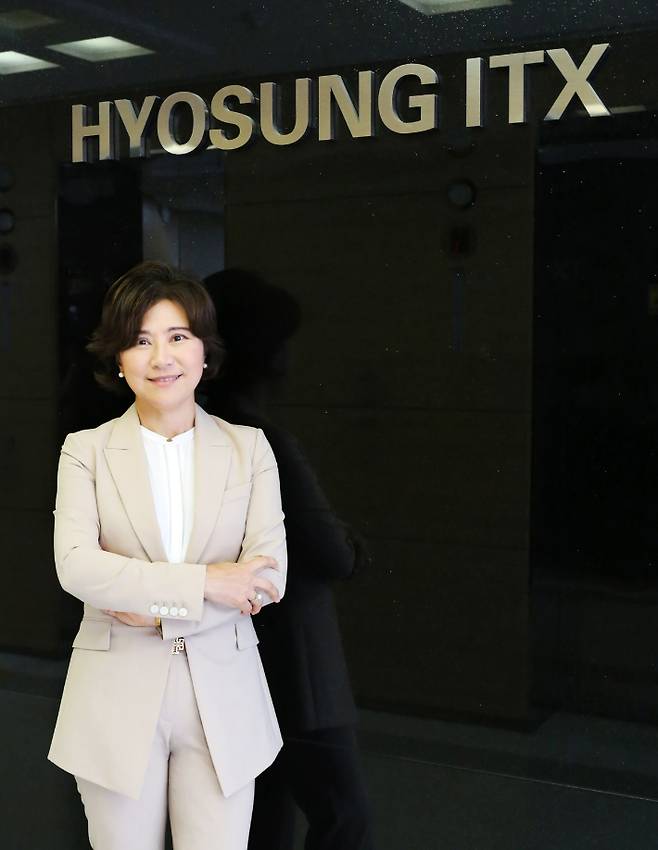 효성ITX 홍혜진 신임 대표이사. 효성ITX 제공