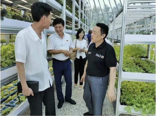 북한 방문한 취둥위 유엔식량농업기구(FAO) 사무총장 모습 [FAO 홈페이지 캡처. 재판매 및 DB 금지]