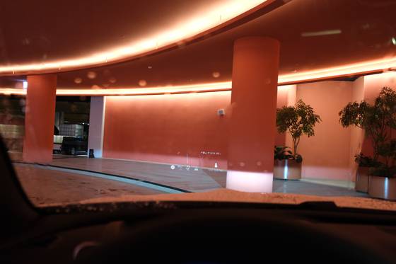 The head-up display (HUD) on the Mercedes-Benz CLE 450 Cabriolet [CHO YONG-JUN]