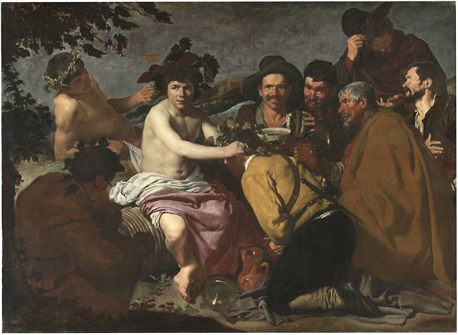 디에고 벨라스케스, ‘The Feast of Bacchus’, 1628-1629. 사진출처: 프라도미술관