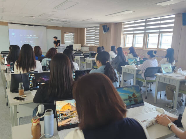 에듀테크 교육. 포천시 제공