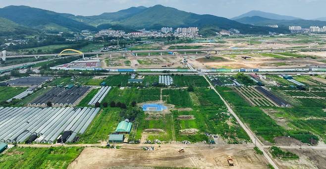 본청약이 8개월 이상 연기된 3기 신도시 남양주왕숙 A1지구 모습. 사진=연합뉴스