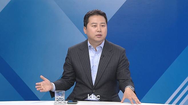 ▲ 24일&nbsp;KBC&nbsp;'여의도초대석'에 출연한 장예찬 전 국민의힘 최고위원&nbsp;