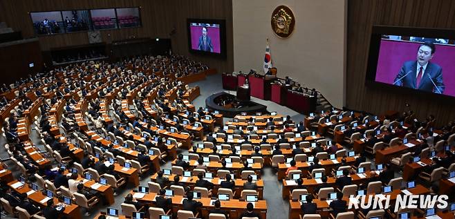 국회 본회의장. 쿠키뉴스 자료사진