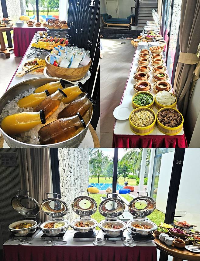 빌라 출장 조식 뷔페(IN-VILLA LAZY BREAKFAST) 호이안=최현정 동아닷컴 기자 phoebe@donga.com