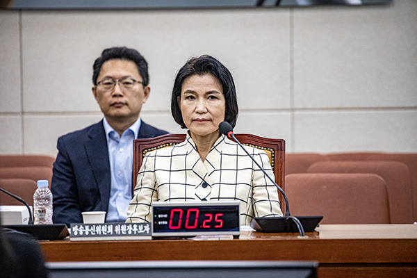 ▲이진숙 방통위원장 후보자. 사진=김용욱 기자