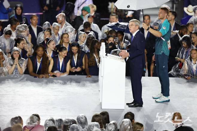 토마스 바흐 IOC 위원장. 파리=올림픽사진공동취재단