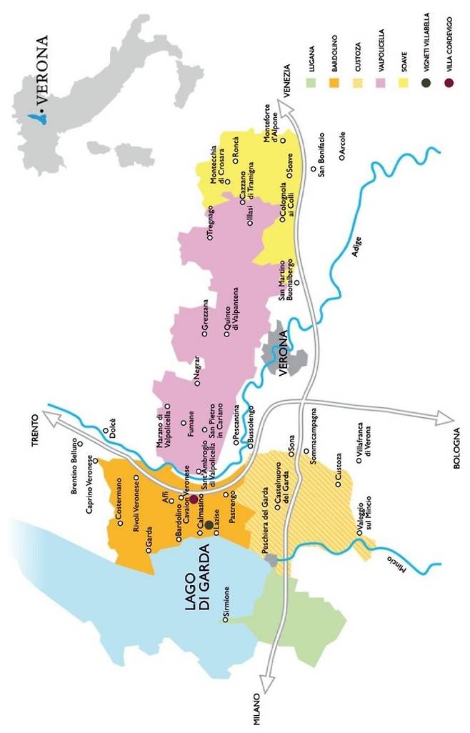 가르다 호수 인근 와인산지. 홈페이지