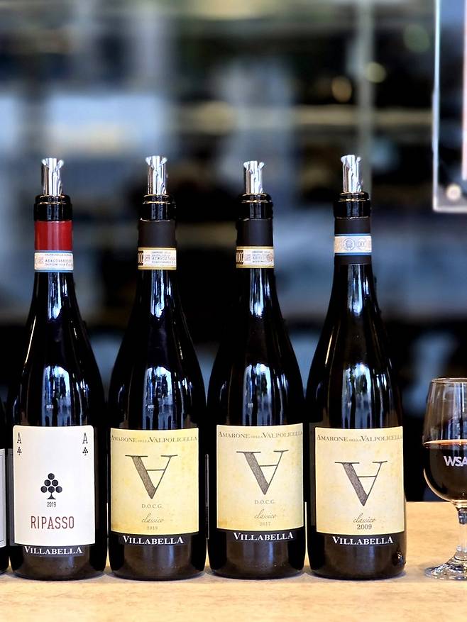빌라벨라 아마로네와 리파소. 최현태 기자