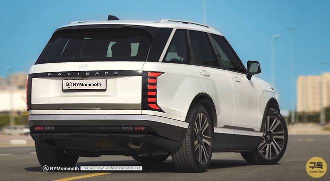 현대차 '팰리세이드 풀체인지' 예상도 (출처 : 뉴욕맘모스)
